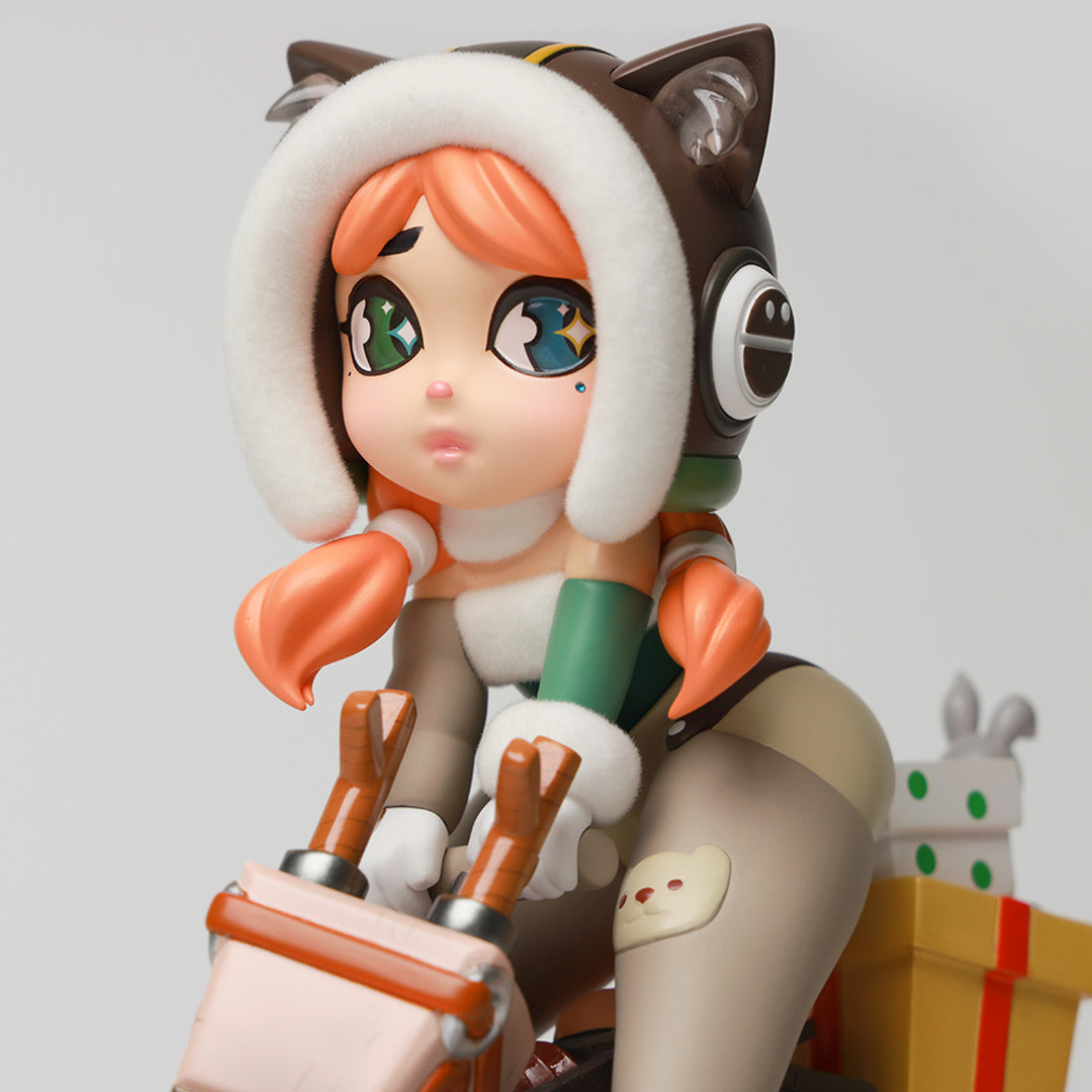 COOLABO chuchuCAT WINTER POPMART 限定販売品 COOLABO ChuChu Cat Winter Figurine – Surpriseblindbox