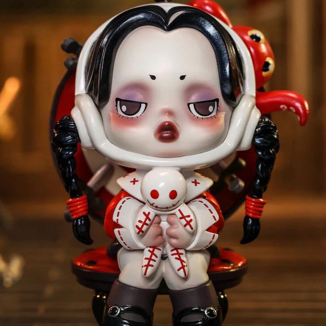 SKULLPANDA × THE ADDAMS FAMILY まとめ売り Skullpanda X The Addams Family Series Whole Set Opened – TOYSEZ